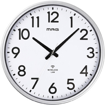 無線LAN大型掛時計 MAG(ノア精密)