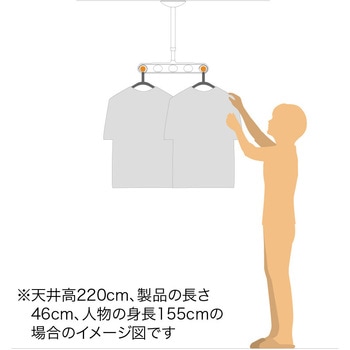 ホスクリーン 軒天用 水平アーム仕様 GIKEN(川口技研)