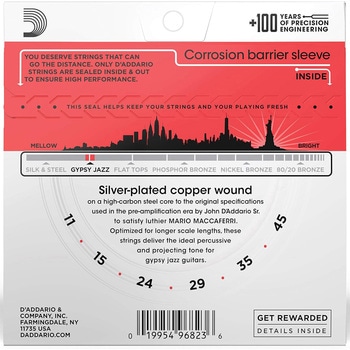 マカフェリースタイルギター弦 D'Addario