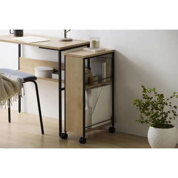 スリム目隠しワゴン 奥行39.6×高さ68cm アイリスオーヤマ