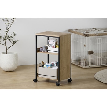 スリム目隠しワゴン 奥行39.6×高さ68cm アイリスオーヤマ