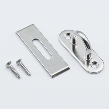 ネジ隠しカバー付き スリムアイプレート ノムラテック