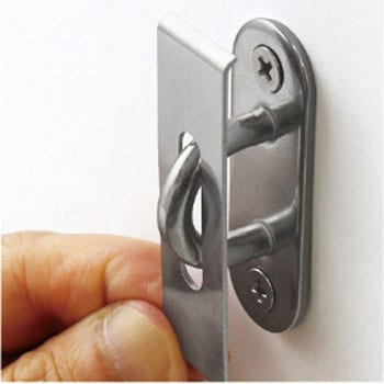 ネジ隠しカバー付き スリムアイプレート ノムラテック