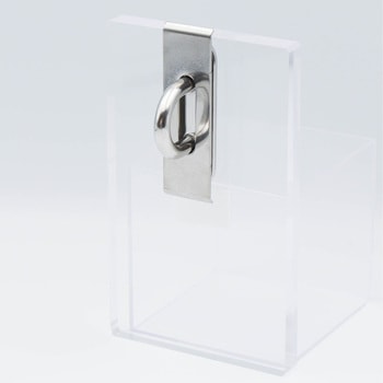 ネジ隠しカバー付き スリムアイプレート ノムラテック