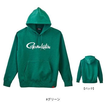 GM3790 ロゴフーディ #グリーン がまかつ Gamakatsu