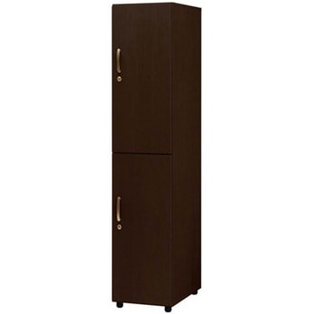 RGロッカー 2人用【ダイヤル錠】W40×H186cm 61-805-26シリーズ アズワン