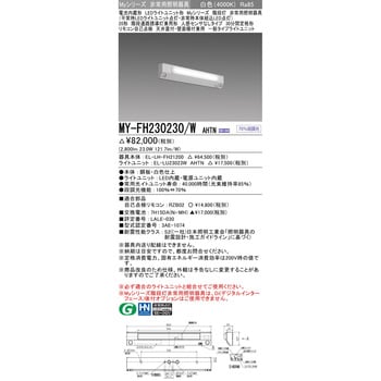 LEDライトユニット形ベースライト 20形 階段通路誘導灯兼用形 人感