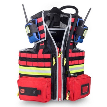 メディカル専用ベスト E-VEST'S red EB02.050シリーズ エリートバッグ社