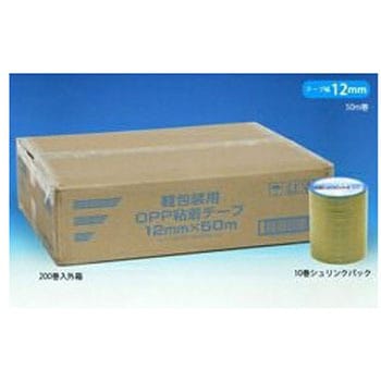 軽包装用OPP粘着テープ(10巻シュリンクパック) KSSOPシリーズ 清和産業