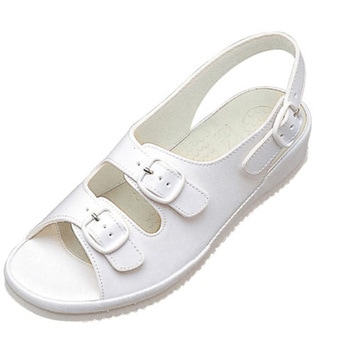 ピュアウォーカー コンフォート2ベルトサンダル ホワイト PW7612シリーズ ダイマツ