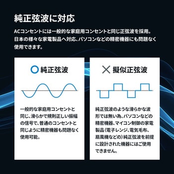 OWL-LPBL112001-BK 非常時やアウトドアで電源が使える ポータブル電源