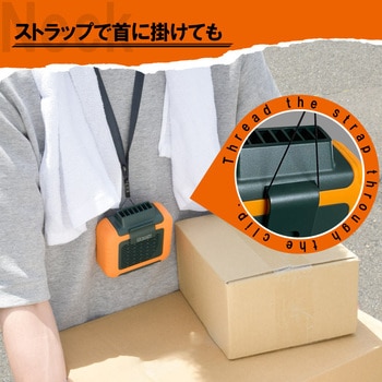 ベルトファン 腰掛けハンズフリー 携帯小型扇風機 大河商事