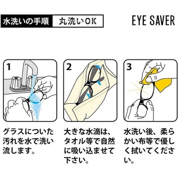 花粉粉塵保護メガネ グラスオンタイプ クリア エニックス(ANYCCS)