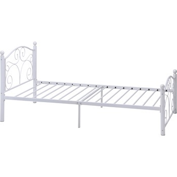 【新品・送料無料】パイプシングルベッド B026T(1507T) WH 99463 パイプシングルベッド B026T(1507T) WH 1台 不二貿易