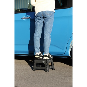 フォールディングステップスツール H22cm 1個箱 不二貿易
