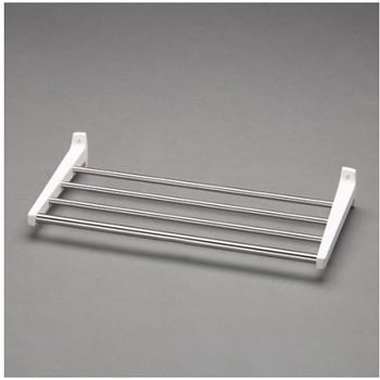 400x200x 60mm タオル棚 ステンレス製 エスコ