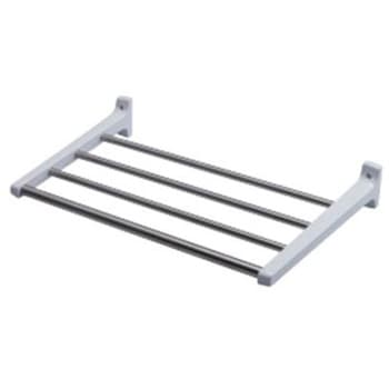 400x200x 60mm タオル棚 ステンレス製 エスコ