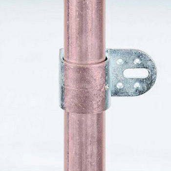 48.6mm パイプジョイント 片締ボルト止金具/平面用 エスコ