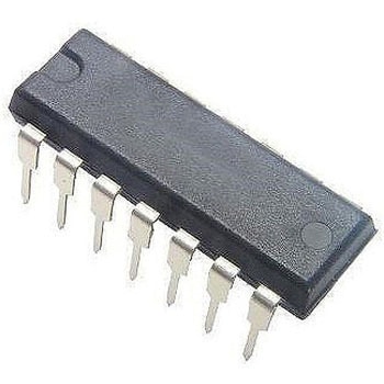 4回路 2入力NANDゲート CMOS DIP14 Texas Instruments