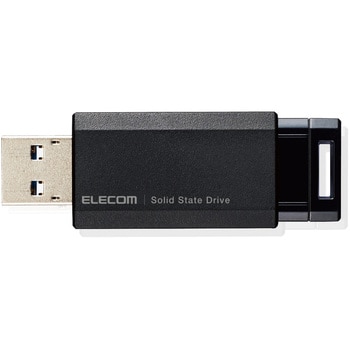 エレコム USB3.2(Gen2)対応 外付けポータブルSSD 250GB(レッド) ESD