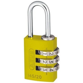Abus 安全用南京錠 パドロック アルミ、スチール 黄 ABUS