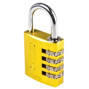 Abus 安全用南京錠 パドロック アルミ、スチール 黄 ABUS