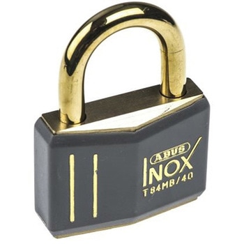 Abus 安全用南京錠 パドロック 真鍮 グレイ ABUS