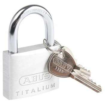 Abus 耐候性南京錠 パドロック タイタリウム グレイ ABUS