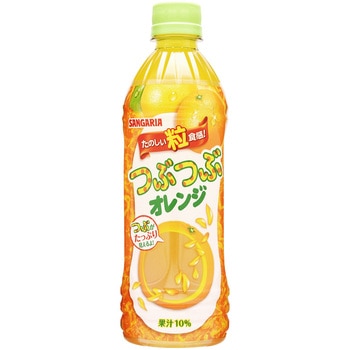 つぶつぶオレンジ500mL サンガリア
