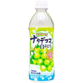 つぶつぶナタデココ入り白ぶどう500mL サンガリア