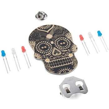Day of the Geek - Soldering Badge Kit Black SPARKFUN