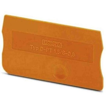 DINレール取付用端子アクセサリ エンドカバー D-PT 1 5/Sシリーズ 1袋 50個入 フエニックス・コンタクト