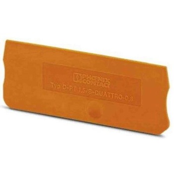 DINレール取付用端子アクセサリ エンドカバー D-PT 1 5/Sシリーズ 1袋 50個入 フエニックス・コンタクト