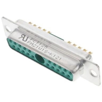 D-subコネクタ 15極 メス ケーブルマウント 1箱 50個入 FCT - A MOLEX COMPANY