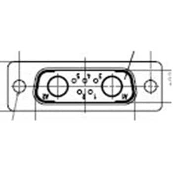 D-subコネクタ 5極 オス パネルマウント FCT - A MOLEX COMPANY