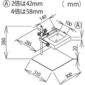 LED照明拡大鏡スクエアシリーズ LED-OSLシリーズ オーツカ光学