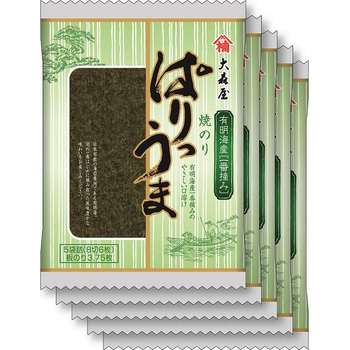 ぱりうま焼おかずのり5袋 大森屋