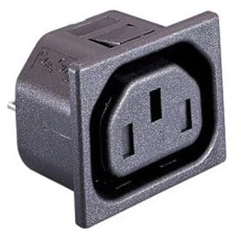 IECコネクタ オス スナップイン 10A 1袋 2個入 BULGIN