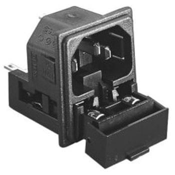 IECコネクタ オス スナップイン 10A 5 x 20mm 1箱 200個入 - BULGIN