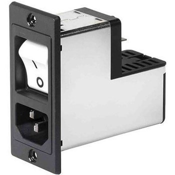 IECフィルタコネクタ ねじ取り付け 6A 250 V ac 1箱 10個入 SCHURTER