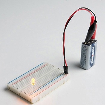 LED - Yellow with Resistor 5mm 25 pack SPARKFUN