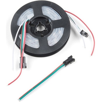 LED RGB Strip - Addressable， Sealed， 1m APA104 SPARKFUN