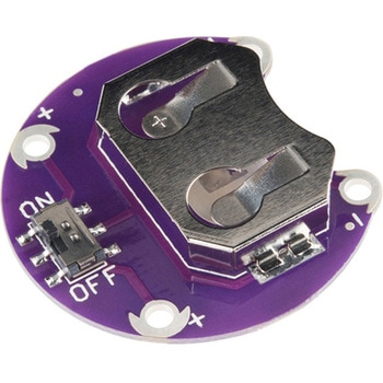 LilyPadコイン型電池ホルダー スイッチ付き SPARKFUN