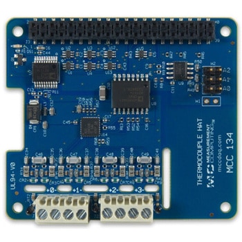 MCC134 Raspberry Pi用熱電対測定DAQ HAT DIGILENT