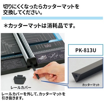 スライドカッター ハンブンコ カッターマット PLUS(プラス)[文具]