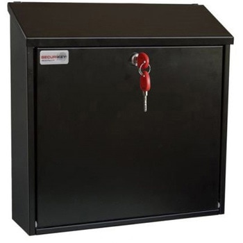 Post Box Std Top Load Black Securikey