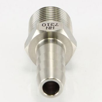 R 3/8"x12.7mm 雄ねじステム ステンレス製 エスコ