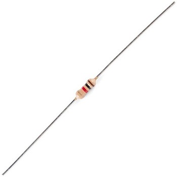Resistor 1K Ohm 1/4 Watt PTH - 20 pack Thick Leads SPARKFUN