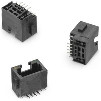 RJ45 モジュラーコネクタ メス RJ45コネクタ スルーホール 1袋 2個入 WURTH ELEKTRONIK