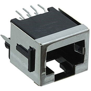 RJ45 モジュラーコネクタ メス RJ45コネクタ スルーホール Cat3 1セット 1080個入 - TE CONNECTIVITY
